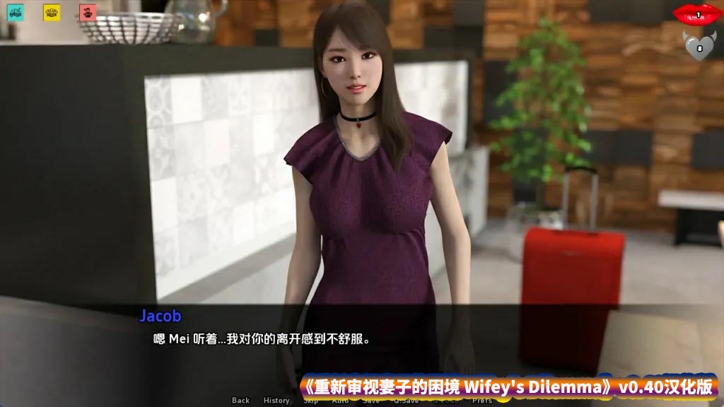 欧美slg类安卓汉化游戏《重新审视妻子的困境 Wifey's Dilemma》v0.40汉化版